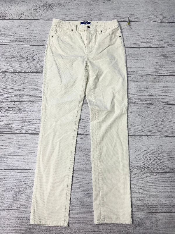 Adjustable waist pants for custom fit ease -Pants Corduroy By Talbots In Cream, Size: 4