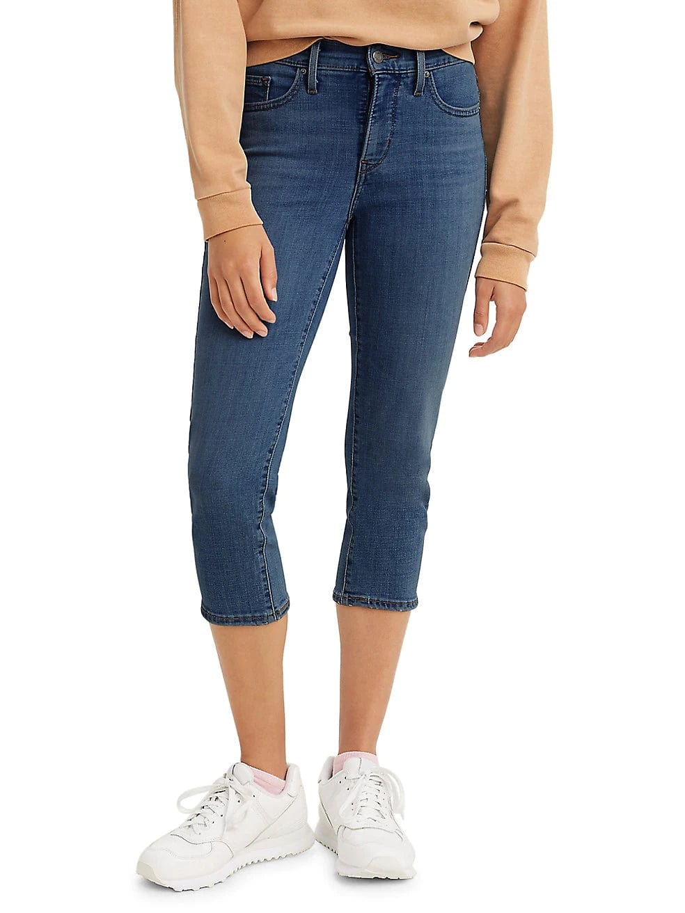 Dark Wash Jeans for Elegance -Levi's 311 Shaping Skinny Capri - A00860004