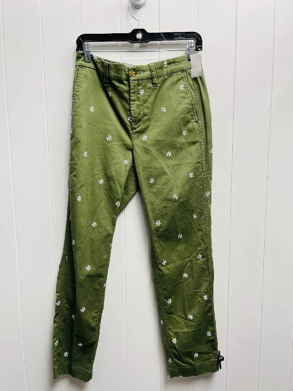 Classic wool pants for cold weather elegance -PANTS CHINOS & KHAKIS J. CREW in GREEN, Size: 2