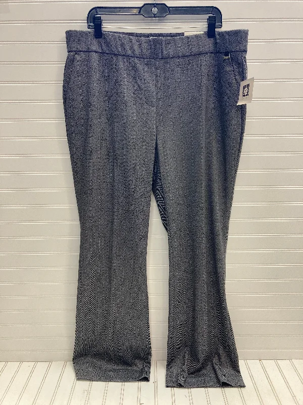 Soft jogger pants for relaxed weekend lounging -Pants Dress By Anne Klein In Black & White, Size: Xl