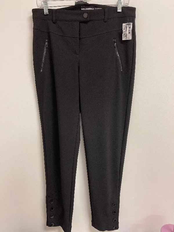 Affordable denim pants for everyday rugged use -Pants Dress By Karl Lagerfeld In Black, Size: 6