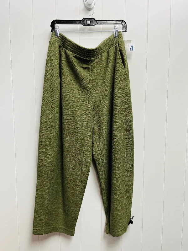 Relaxed cotton pants for breezy casual days -Pants Lounge By Old Navy In Green, Size: L