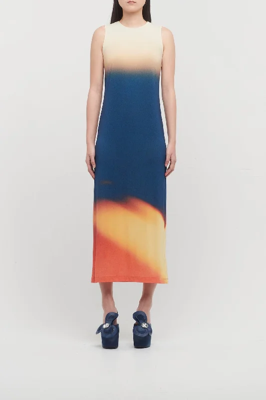 Weekend Jeans for Lazy -Issey Miyake Light Leak Jersey Dress