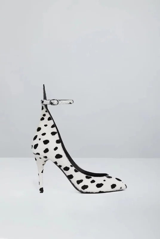 Cycling Jeans for Biking -Alaïa Pumps 90 in Dalmatian