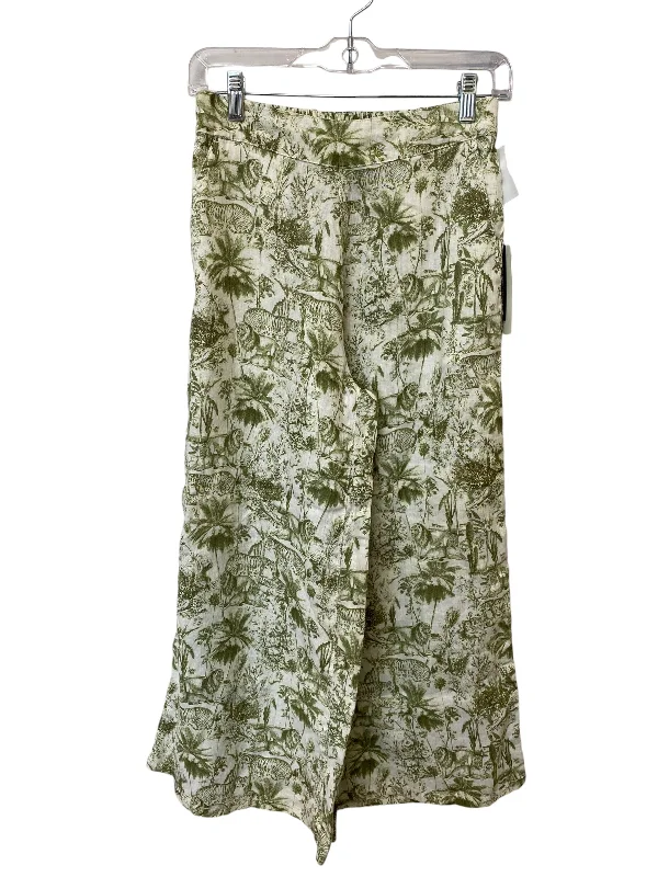 Durable denim pants for long-lasting everyday use -Pants Linen By Rachel Zoe In Green, Size: S