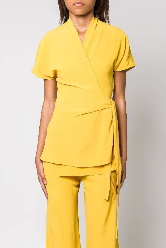 Jean Skirts for Feminine -Rick Owens Laura SL Top in Lemon