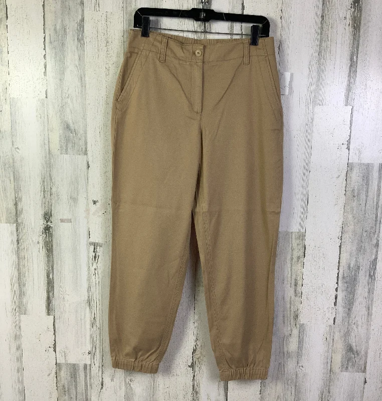 Cozy sweatpants pants for lazy Sunday mornings -Pants Joggers By Talbots In Tan, Size: 4