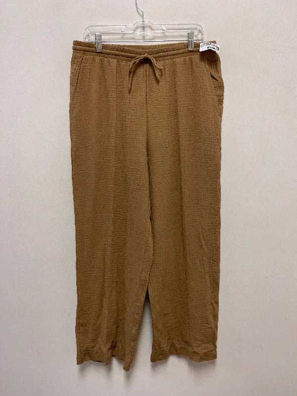 Lightweight jogger pants for summer evening strolls -Pants Wide Leg By Z Supply In Bronze, Size: 12