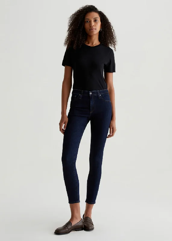 Distressed Jeans for Edgy Style -Farrah High Rise Skinny Ankle Jean