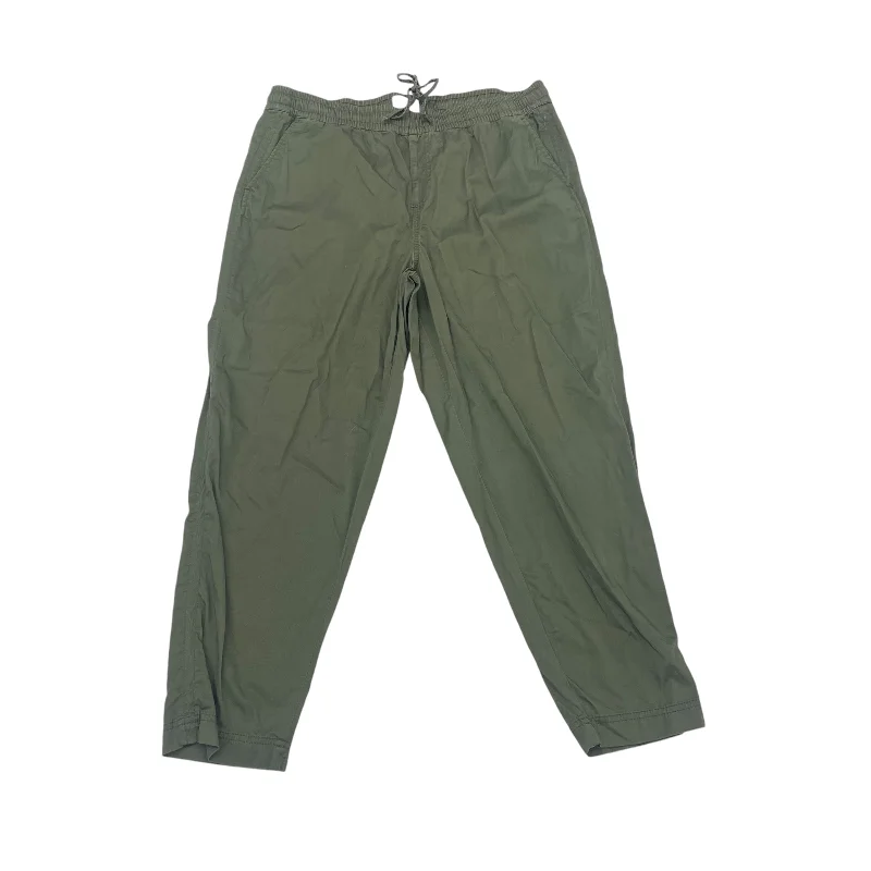 Vintage denim pants for timeless rugged style -Pants Cargo & Utility By Lou And Grey In Green, Size:L