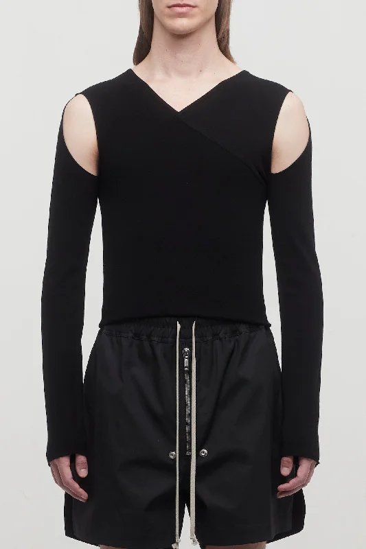 Carpenter Jeans for Function -Rick Owens Banana Ziggy Top in Black