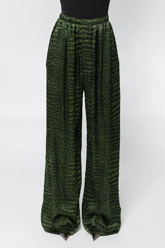 Boyfriend Jeans for Relaxed -Balenciaga AI Croc Pyjama Pants