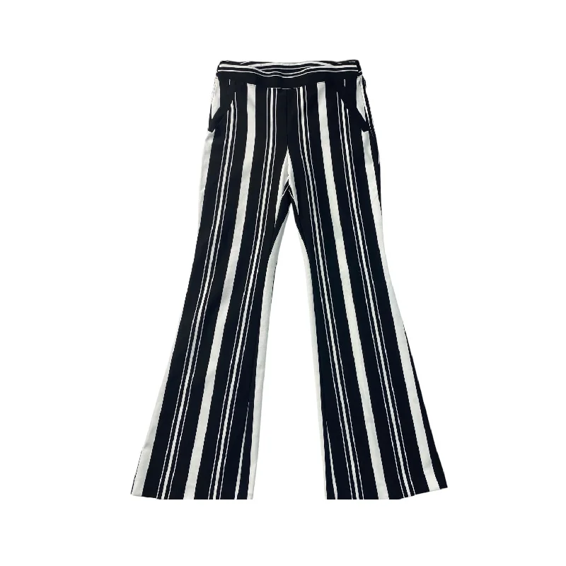 Flowy linen pants for relaxed tropical vacations -Pants Other By Inc In Black & White, Size: 8