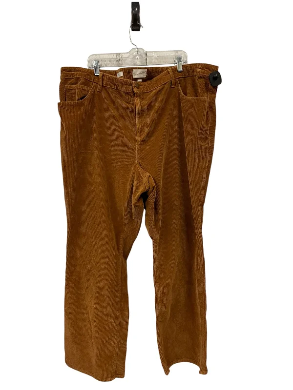 Rugged work pants for construction job durability -Pants Dress By Universal Thread In Brown, Size: 26