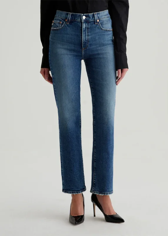 Raw Hem Jeans for Trendy -Brinley Straight Leg Jean