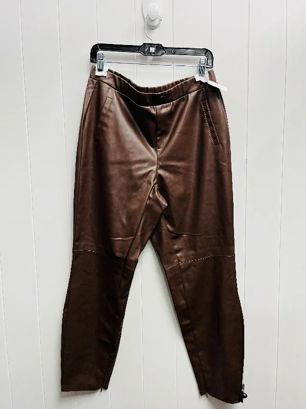 Classic straight-leg pants for versatile daily wear -Pants Other By Cato In Brown, Size: 16