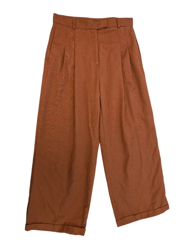 Heavy-duty work pants with tool pocket storage -Pants Dress By Free People In Brown, Size: 6