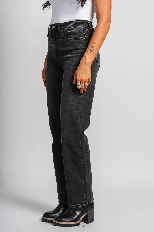 Overalls Jeans for Workwear -Daze Sundaze high rise straight jeans last night