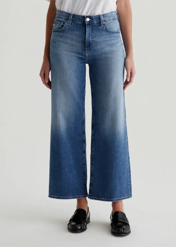 Four Pocket Jeans for Simplicity -Saige Wide Leg Crop Jean