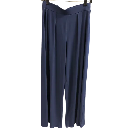 Relaxed cotton pants for breezy casual days -Pants Wide Leg By Express In Blue, Size: S