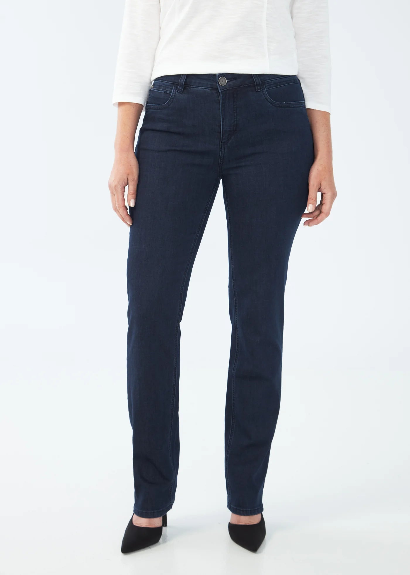 Side Pocket Jeans for Extra -FDJ Olivia Straight Leg Jeans - 2371250