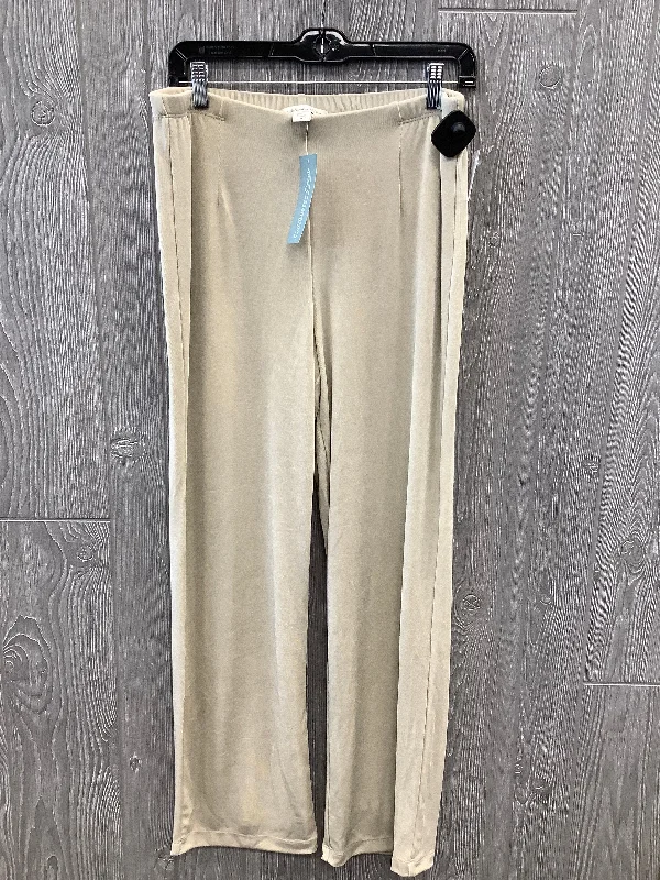 Lightweight jogger pants for summer evening strolls -Pants Lounge By Coldwater Creek In Tan, Size: M