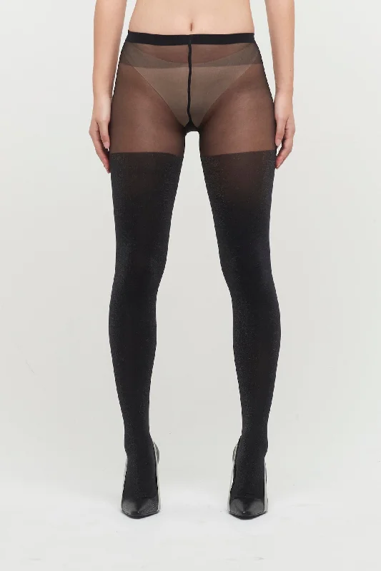 Tapered Jeans for Modern -Wolford Shiny Sheer Tights