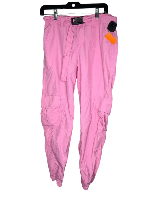 Tailored ankle pants for chic office outfits -Pants Cargo & Utility By Cmc In Pink, Size: M