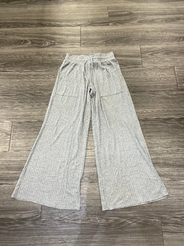 Rugged outdoor pants for mountain climbing strength -Pants Linen By Stars Above In Grey, Size: Xs