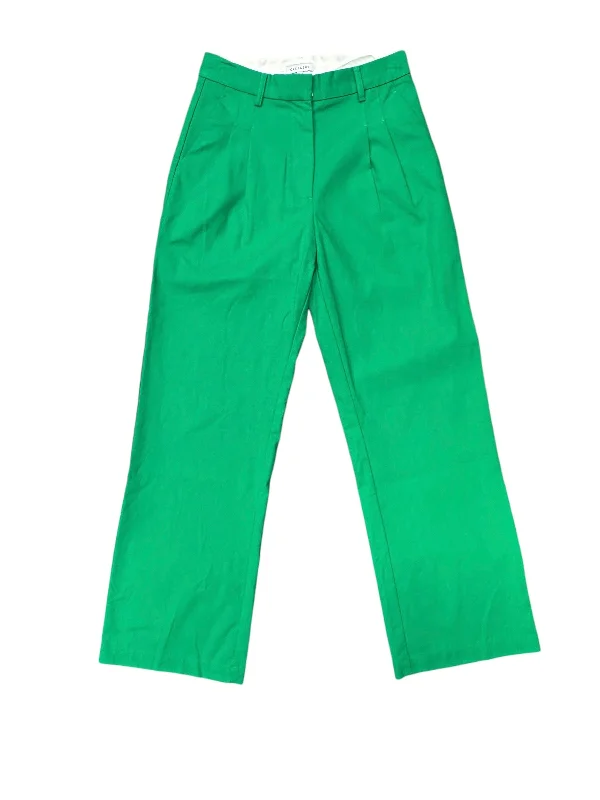 Lightweight jogger pants for summer evening strolls -Pants Linen By Cmb In Green, Size: 4