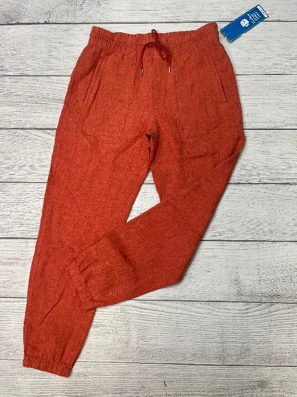 Soft stretch pants for all-day wear ease -Pants Linen By Athleta In Orange, Size: M