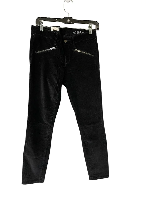 Breathable linen pants for hot summer days -Pants Corduroy By Gap In Black, Size: 4