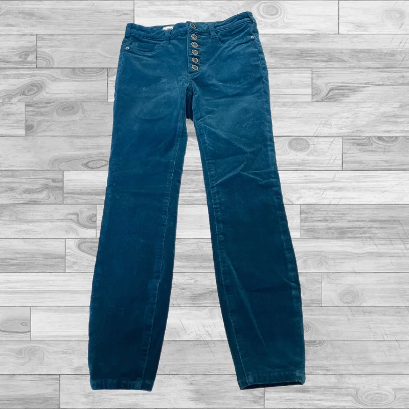 Rugged ripstop pants for extreme adventure durability -Pants Corduroy By Anthropologie In Teal, Size: 4