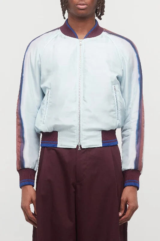 Wrap Skirt Jeans for Versatile -Dries Van Noten Varnell Jacket in Pale Blue