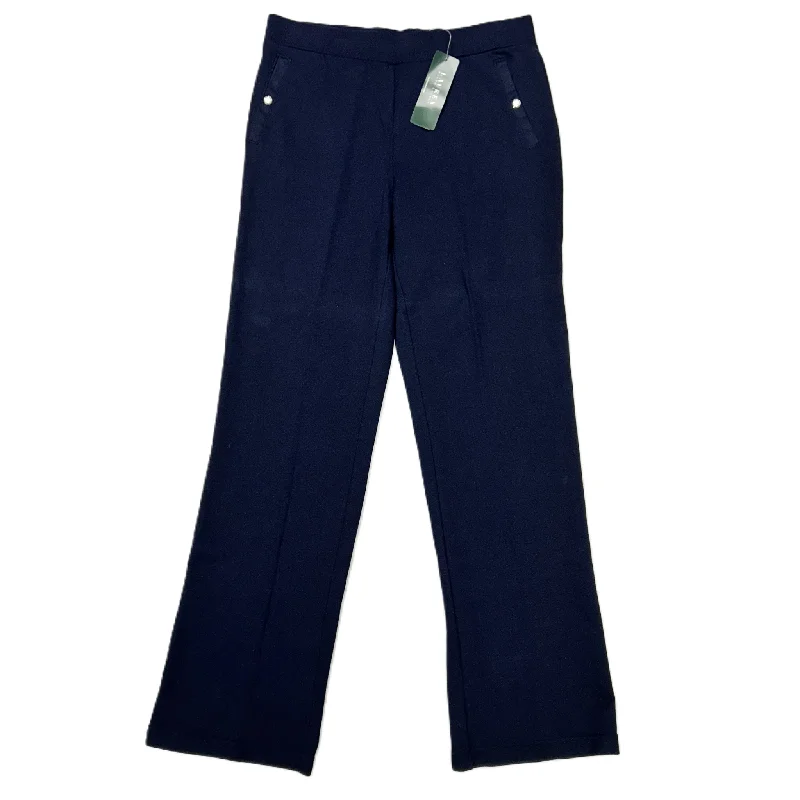 Breathable chino pants for warm climate comfort -Pants Lounge By Lauren By Ralph Lauren in Navy, Size: M