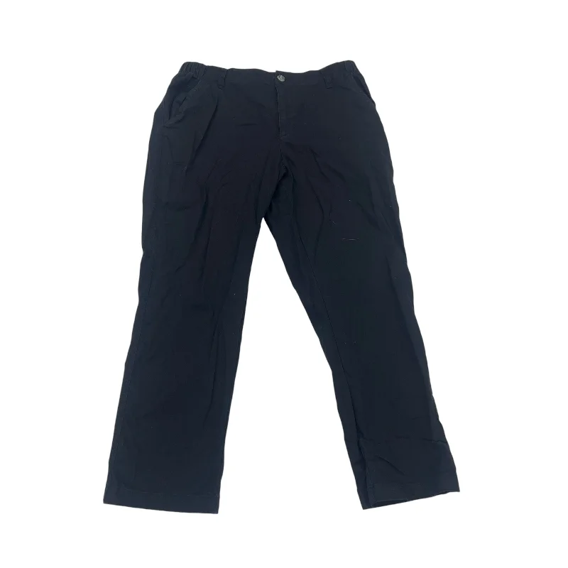 Breathable chino pants for warm climate comfort -Pants Cargo & Utility By Old Navy In Black, Size:L