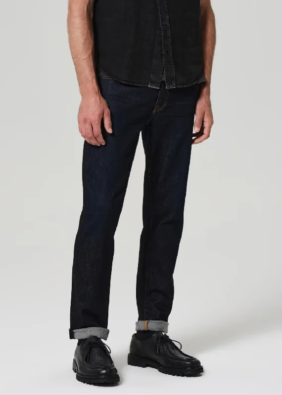 Embroidered Jeans for Detail -Adler Slim Cashmere Jean