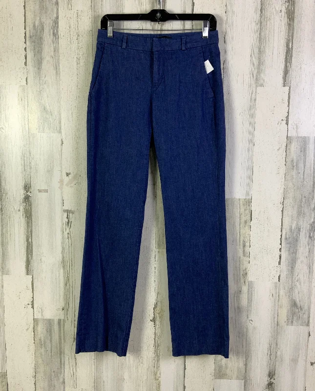 Casual twill pants for easygoing daily outfits -Pants Dress By Banana Republic In Blue Denim, Size: 0