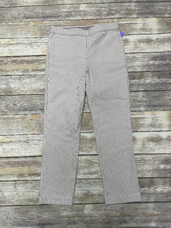 Weather-resistant pants for unpredictable climate needs -Pants Other By Nicole By Nicole Miller In Checkered Pattern, Size: 8