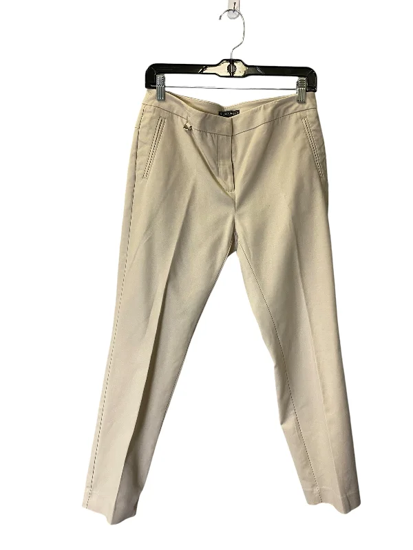 Quick-dry travel pants for adventurous globetrotters -Pants Chinos & Khakis By Adrianna Papell In Ivory, Size: 6