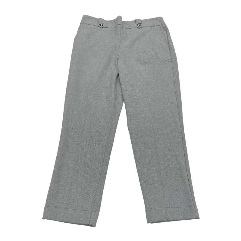 Designer leather pants for high-fashion nightwear -Pants Chinos & Khakis By Rachel Zoe In Grey, Size:10