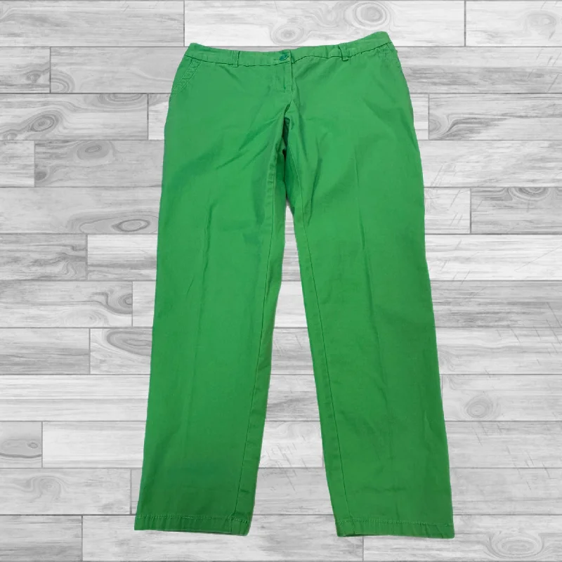 Tailored ankle pants for chic office outfits -Pants Ankle By Talbots In Green, Size: 8petite