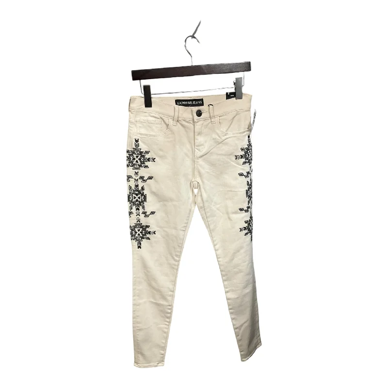 Breathable linen pants for hot summer days -Pants Other By Express In Cream, Size: 2