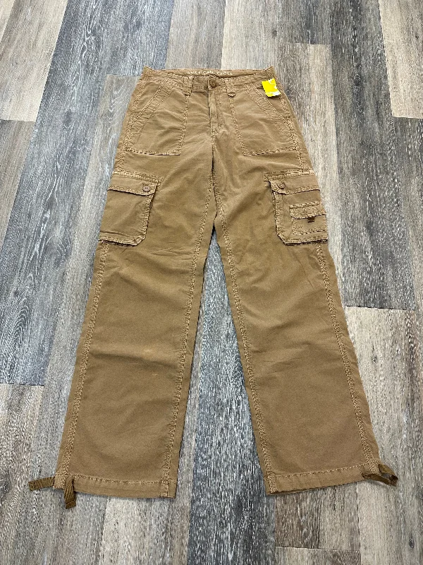 Weatherproof hiking pants for all-season trail use -Pants Cargo & Utility By American Eagle In Tan, Size: 2