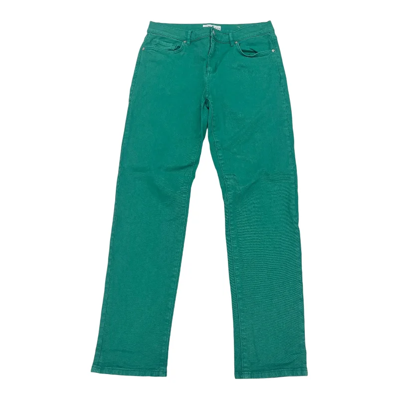 Stretch denim pants for curvy figure flattery -Pants Other By Loft In Green, Size:6