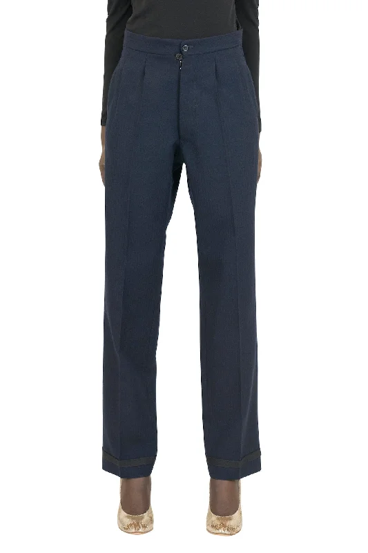 Work Jeans for Tough Jobs -Maison Margiela Straight Leg Trouser in Navy