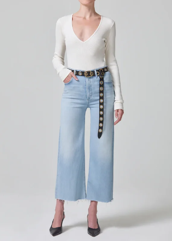 Fishing Jeans for Water -Lyra Crop Wide Leg Jean