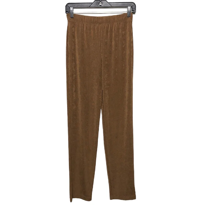 Tapered ankle pants for sleek modern silhouettes -Pants Lounge By Chicos In Brown, Size: 2