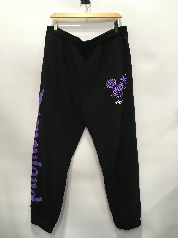 Classic wool pants for cold weather elegance -Pants Joggers By Disney Store In Black, Size: L