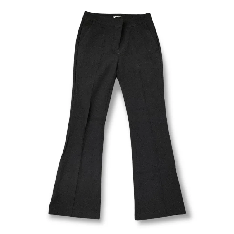 Eco-friendly hemp pants for sustainable clothing choices -Pants Dress By Express In Black, Size: 4